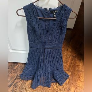 Women’s Aqua brand beautiful XS navy blue cocktail dress